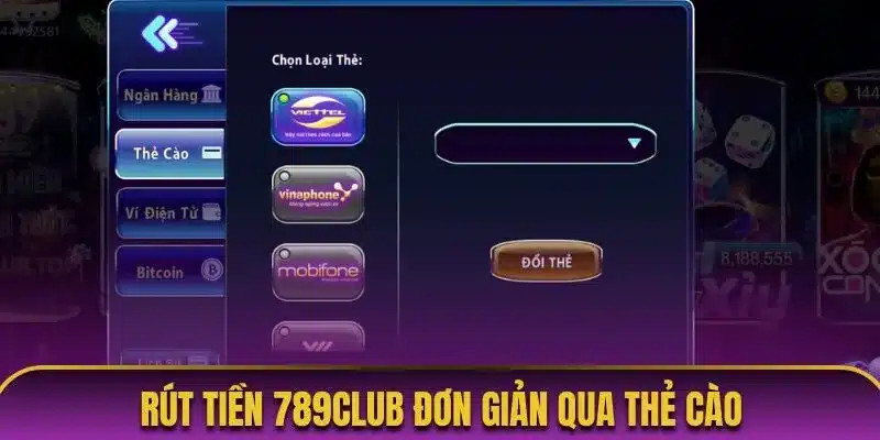 Cách quy đổi tiền thưởng sang mệnh giá thẻ cào