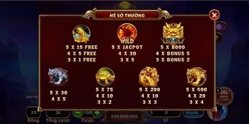 Game cung cấp nhiều tính năng để bạn tận hưởng